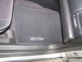 CLASSIC Velours automatten met logo Opel Vectra B