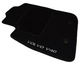 Classic Weluur Automatten Set – Volvo V40 (2004-2012) met Logo