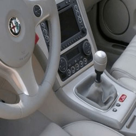 Alfa Romeo 159 - Echt leder pookhoes