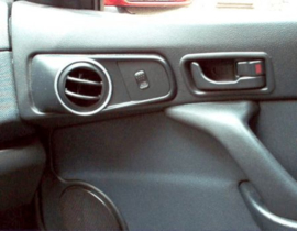 Alfa Romeo 145 / 146 - Verchroomde aluminium luchtinlaat ringen