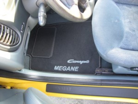 CLASSIC Velours automatten met logo Renault Megane I Coupe Cabrio 1995-2002