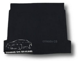 CLASSIC Velours Kofferbakmat passend Citroen C5 2001-2008