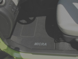 CLASSIC Velours automatten met logo Nissan Micra K13 2010-2016