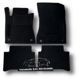 CLASSIC Velours automatten passend voor Mercedes CLS C219 2004-2010