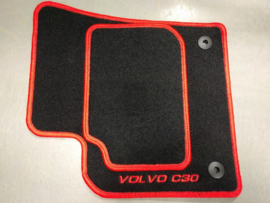 CLASSIC Velours automatten met logo Volvo C30