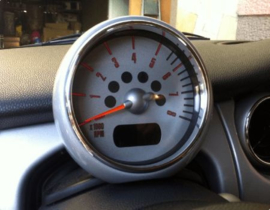 Mini Moris - Verchroomde aluminium Tellerringen