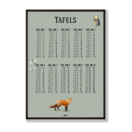 Tafels | POSTER 50x70