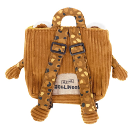 Corduroy backpack Speculos the tiger