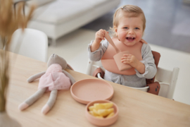 Dinerset Siliconen pale pink