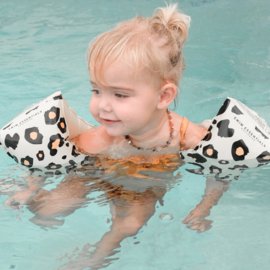 Swim Essentials Beige Panterprint Zwembandjes 2-6 jaar