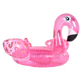 SE Opblaas Flamingo Neon Panter XL