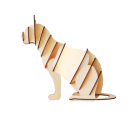 Timber Lamp - Cat