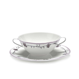 Soepkom 16 cm met Schotel Dark Viola - Marni / Serax