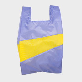 Shoppingbag L 'treble & tv yellow' - Susan Bijl FLASH