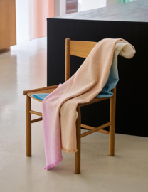 Plaid 'Carte Postal Blue-pink' 130 x 190 cm - Inga Sempe / Elvang