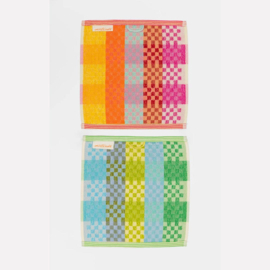 odds & ends multi cloth duo #55 checkered check - Foekje Fleur