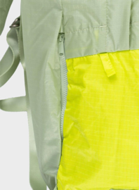 The New Foldable Backpack L 'Pistachio & Fluo Yellow' - Susan Bijl