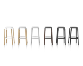 Kruk Steelwood Stool laag, beukenhout - Magis