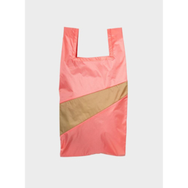 Shoppingbag M 'Coral & Moss' - Susan Bijl LEFTOVER