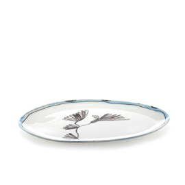 Serveerbord Ovaal 35 cm Camelia Aubergine - Marni / Serax