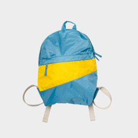 The New Foldable Backpack M 'Ocean & Sunflower' - Susan Bijl UNTITLED