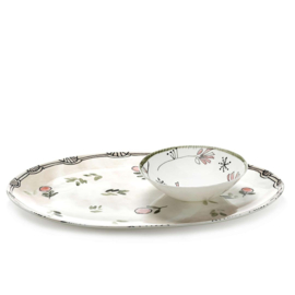 Serveerbord Ovaal 46,5 cm Mirtillo Nude - Marni / Serax