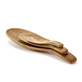 Ovale houten (opschep)lepels - Serax / Bea Mombaers