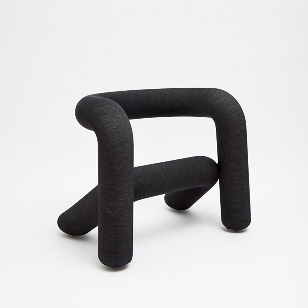Extra Bold Armchair Black-Ecru - Big-Game / Moustache