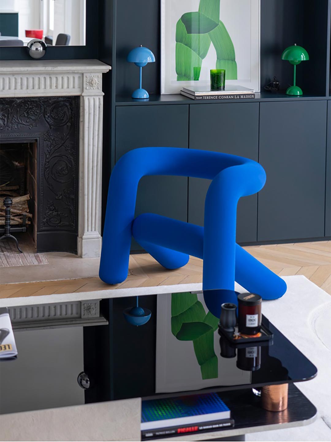 Extra Bold Armchair Blue - Big-Game / Moustache