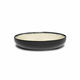 Servies Dé - Diep bord 18,5 cm Off-White/Black var D - Ann Demeulemeester Serax