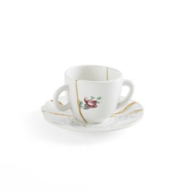 Kintsugi servies - Kop en schotel 6,4 cm (no.1)  - Seletti