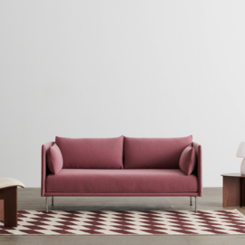 Shift Kelim Rug / Vloerkleed (Burgundy) - HAY