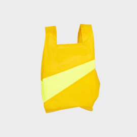 Shoppingbag M 'helio & fluo yellow' - Susan Bijl