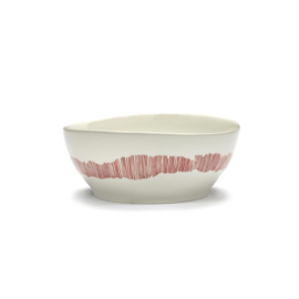 Kom 18 cm Wit & Rood - Ottolenghi / Serax