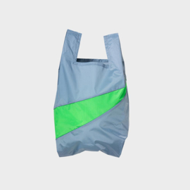 Shoppingbag M 'fuzz & greenscreen' - Susan Bijl AMPLIFY