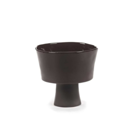 Servies La Mère - Rechte kom met voet 18 cm Ebony - Marie Michielssen / Serax
