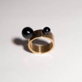 Basisring: Gold Wide (8 mm) - Small Factory Ring