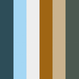 Rijksmuseum DNA Wallpaper  #012 'Gezicht op Olinda' Wide - Irma Boom