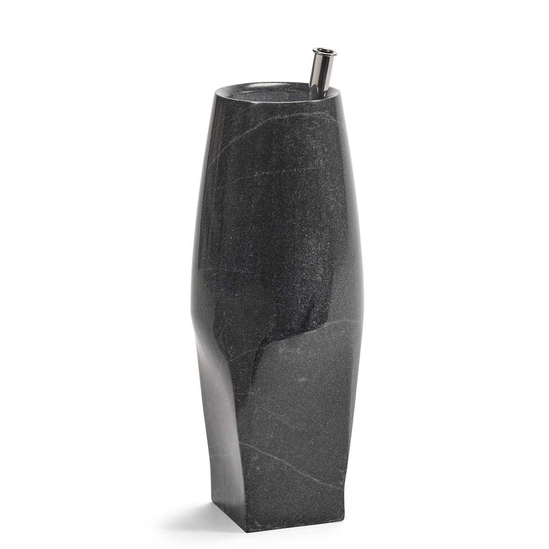 Josephine - Vaas 8 Small zwart met glazen houder - Kris Van Assche / Serax