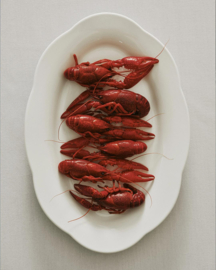 Servies Silhouette - Diep bord ovaal M 24,5 cm - Sergio Herman / Serax