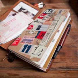 Organizer / agenda Traveler's Notebook (zwart) - Traveler's Company