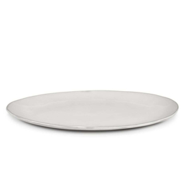 Servies La Mère - Ovalen serveerschaal 37,5 cm Wit - Marie Michielssen / Serax