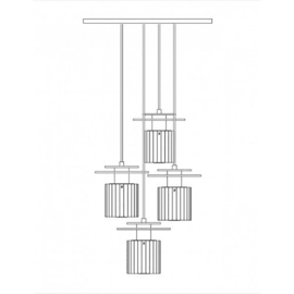 'In The Sun Cluster 190' Hanglamp / Kroonluchter - DCW éditions