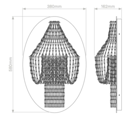 Wandlamp Lampe C - DCW éditions / Thierry Dreyfus