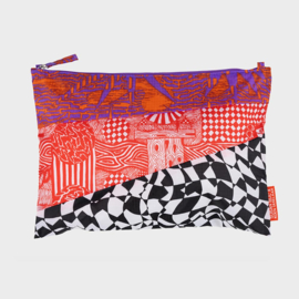 The New Pouch L 'Kiki Bouba Red' - Susan Bijl x Koen Taselaar