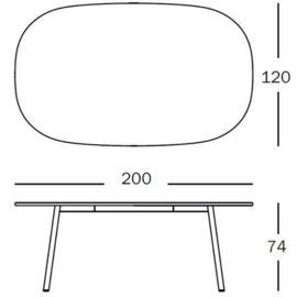 Tafel Déjà-vu (MDF) - Naoto Fukasawa / Magis