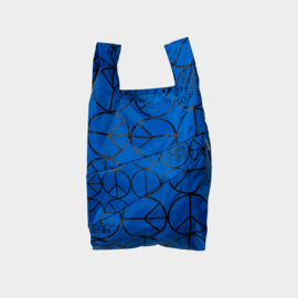 Shoppingbag M 'Peace Blue' - Susan Bijl x Experimental Jetset