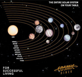 Cosmic Diner - Schaal / Bord 36 cm 'Sun' - Seletti Diesel Living