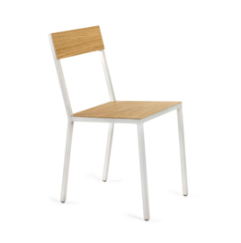 alu chair wood / alu frame - Muller Van Severen / Valerie Objects