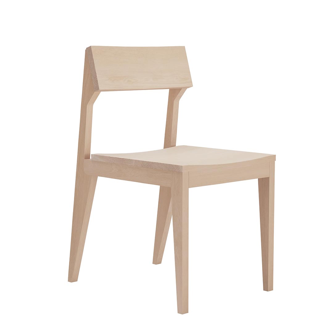Schulz stoel Eikenhout (white gewaxed) - OUT